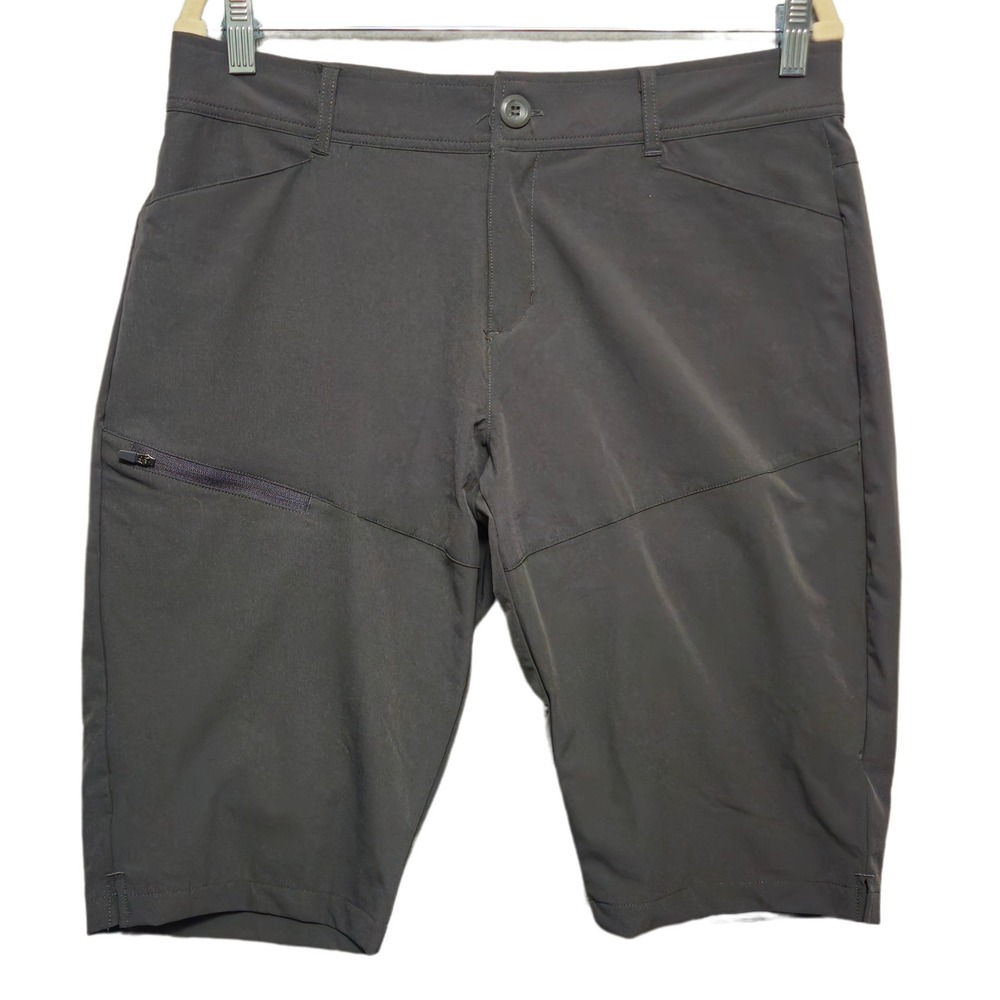 Willit Womens Hiking Shorts Dark Grey Stretch Technical Trail Bermuda Size 10